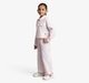 Ed-A-Mamma Girls Printed Jacket And Straight Pants Co-Ordinate Set - Pink
