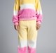 Ed-A-Mamma Girls Ombre Dyed Sweatshirt And Joggers Co-Ordinate Set - Multicolor