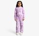 Ed-A-Mamma Girls Tie-Dye Sweatshirt And Pants Co-Ordinate Set - Lavander