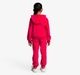 Ed-A-Mamma Girls Cotton Velour Hooded Jacket, T-Shirt And Joggers Co-Ordinate Set - Pink