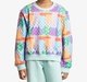 Ed-A-Mamma Girls Printed Sweatshirt And Pants Co-Ordinate Set - Multicolor