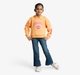 Girls Embroidered Hooded Sweatshirt