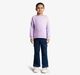Girls Sweatshirt With Print At Back