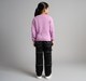 Girls Sweater With All Over Puffed Flowers