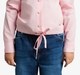Girls Shirt With Front Tie-Up