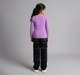 Girls Full Sleeves Ribbed T-Shirt With Star Applique
