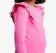 Girls Full Sleeves Ribbed T-Shirt With Metal Studs