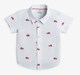Baby Boys Printed Stripe Shirt And Trouser Clothing Set