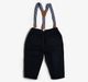 Baby Boys Shirt And Suspender Pant 2 Pc Partywear Set