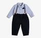 Baby Boys Shirt And Suspender Pant 2 Pc Partywear Set