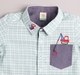 Baby Boys Embroidered Checks Shirt