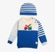 Infant Boys Colorblock Sweater With Beanie