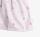 Baby Girls Floral Printed Dress With Flatknit Vest & Bloomer