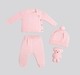 Baby Girls Flatknit 4 Piece Clothing Gift Set