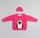 Baby Girls Character Sweater With Beanie
