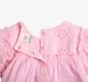 Infant Girls Crinkled Schiffli Top