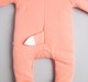 Baby Unisex Fox Character Hooded Heavy Winter Pramsuit