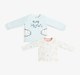 Baby Unisex Printed Organic Cotton T-Shirts (Pack Of 2)