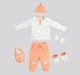 Baby Unisex Clothing Gift Set - 6 Pcs