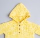 Baby Unisex Hooded Sweater With Cabling