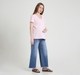 Maternity T-Shirt Short Sleeves Typography or Slogan Print Purple