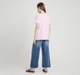 Maternity T-Shirt Short Sleeves Typography or Slogan Print Purple
