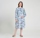 Maternity Dress Long Sleeves Floral Print Multi
