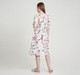 Maternity Dress Short Sleeves Floral Print Multi