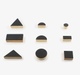 Ed-a-Mamma Imagination Play - Wooden Slate Blocks (25 Pcs)