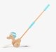 Ed-a-Mamma Wooden Toy - Push Toy Duck