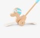 Ed-a-Mamma Wooden Toy - Push Toy Duck