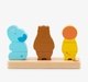 Ed-a-Mamma Wooden Stacking - Jungle Animal (12 Pcs)