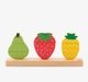 Ed-a-Mamma Wooden Stacking - Fruits (13 Pcs)