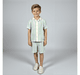 Boys striper set off white