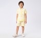Boys shirt & shorts set Yellow