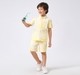 Boys shirt & shorts set Yellow