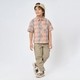 Boys half sleeves shirt Brown