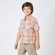 Boys half sleeves shirt Brown