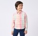 Boys checked long sleeves shirts Red