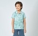 Boys half sleeves shirt Green