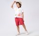 Boys half sleeves shirt White