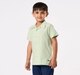 Boys' Sage Green Textured Cuban Collar Shirt