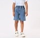 Boys' Comfort-Fit Elastic Waist Denim Shorts – Mid-Blue Wash