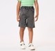 Boys' Comfort-Fit Elastic Waist Denim Shorts – Black