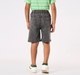 Boys' Comfort-Fit Elastic Waist Denim Shorts – Black