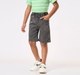 Boys' Comfort-Fit Elastic Waist Denim Shorts – Black