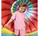 Boys knitted shorts pink