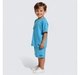 Boys Knitted Shorts Blue