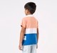 Boys' Tri-Color Block Rugby Polo Shirt
