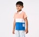 Boys' Tri-Color Block Rugby Polo Shirt